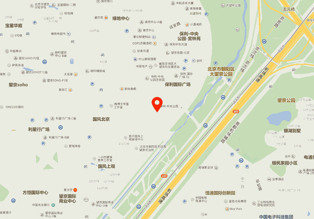 大望京商务中心位置地图